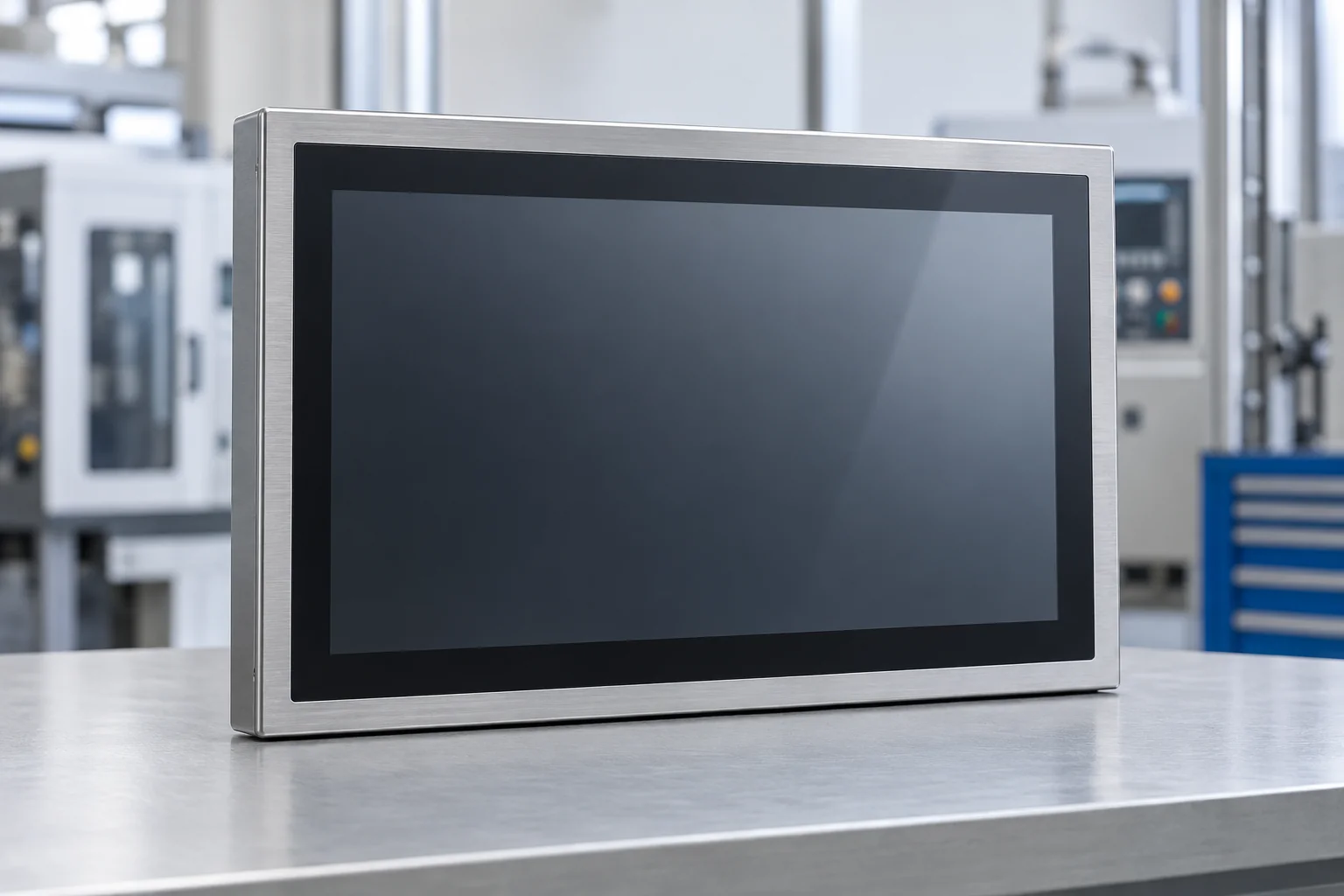 Flat monitor front view