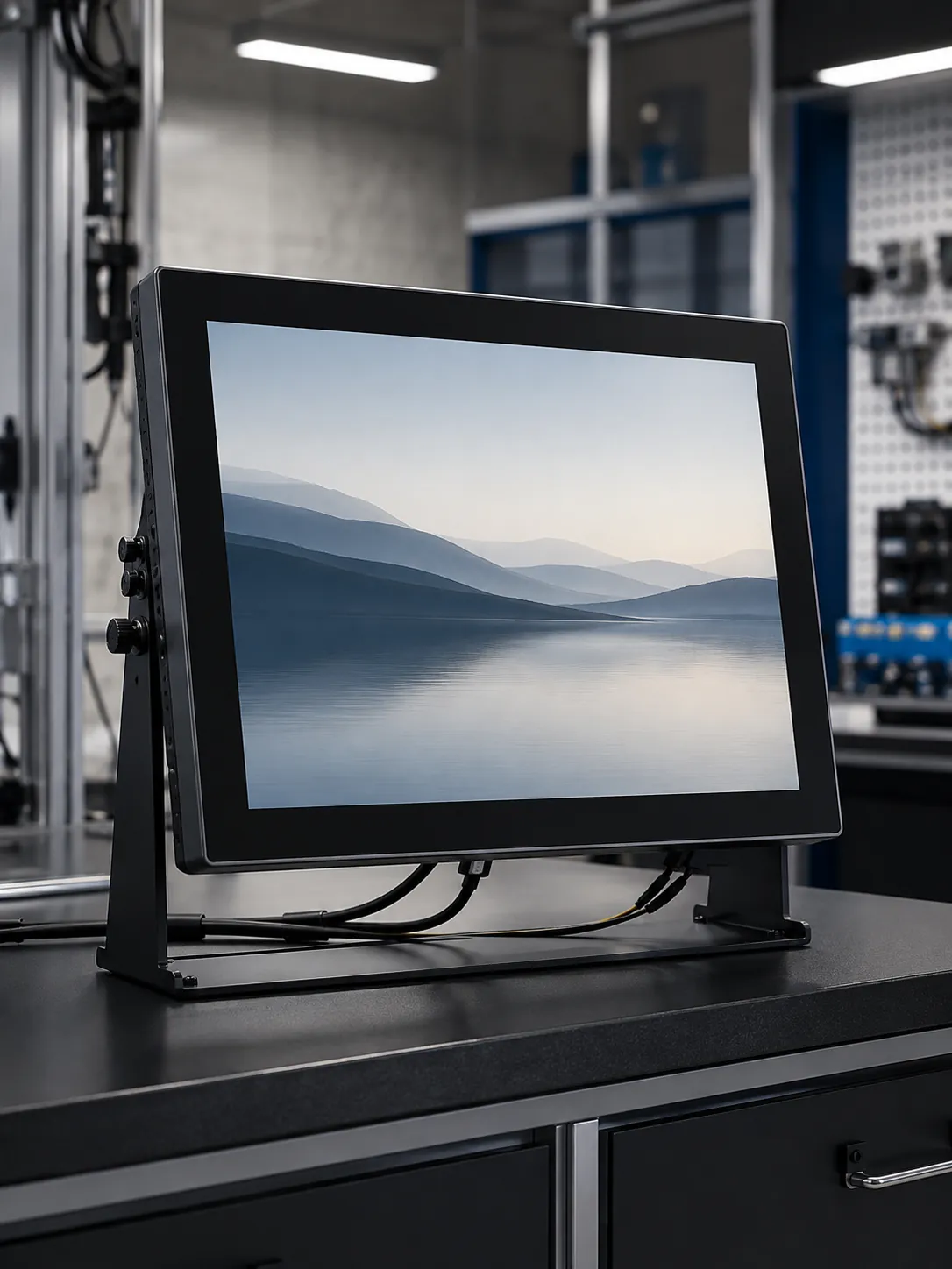 Custom 4K touch screen monitor for equipment integration