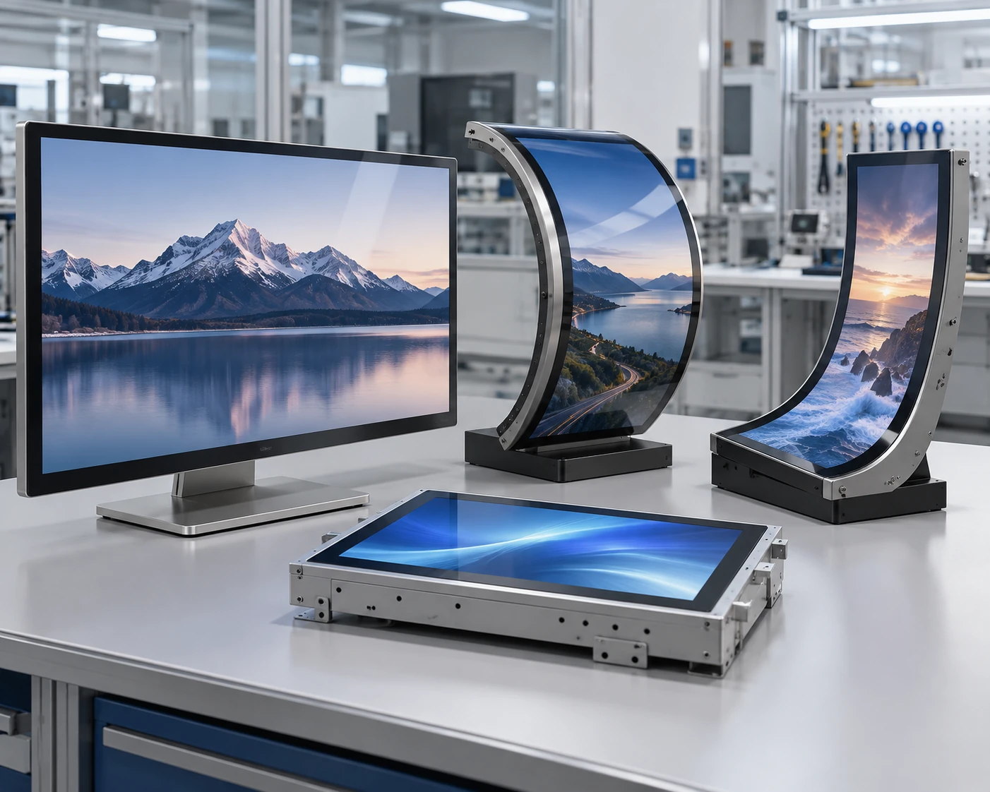 Touchscreen product details, motherboard, and interface integration