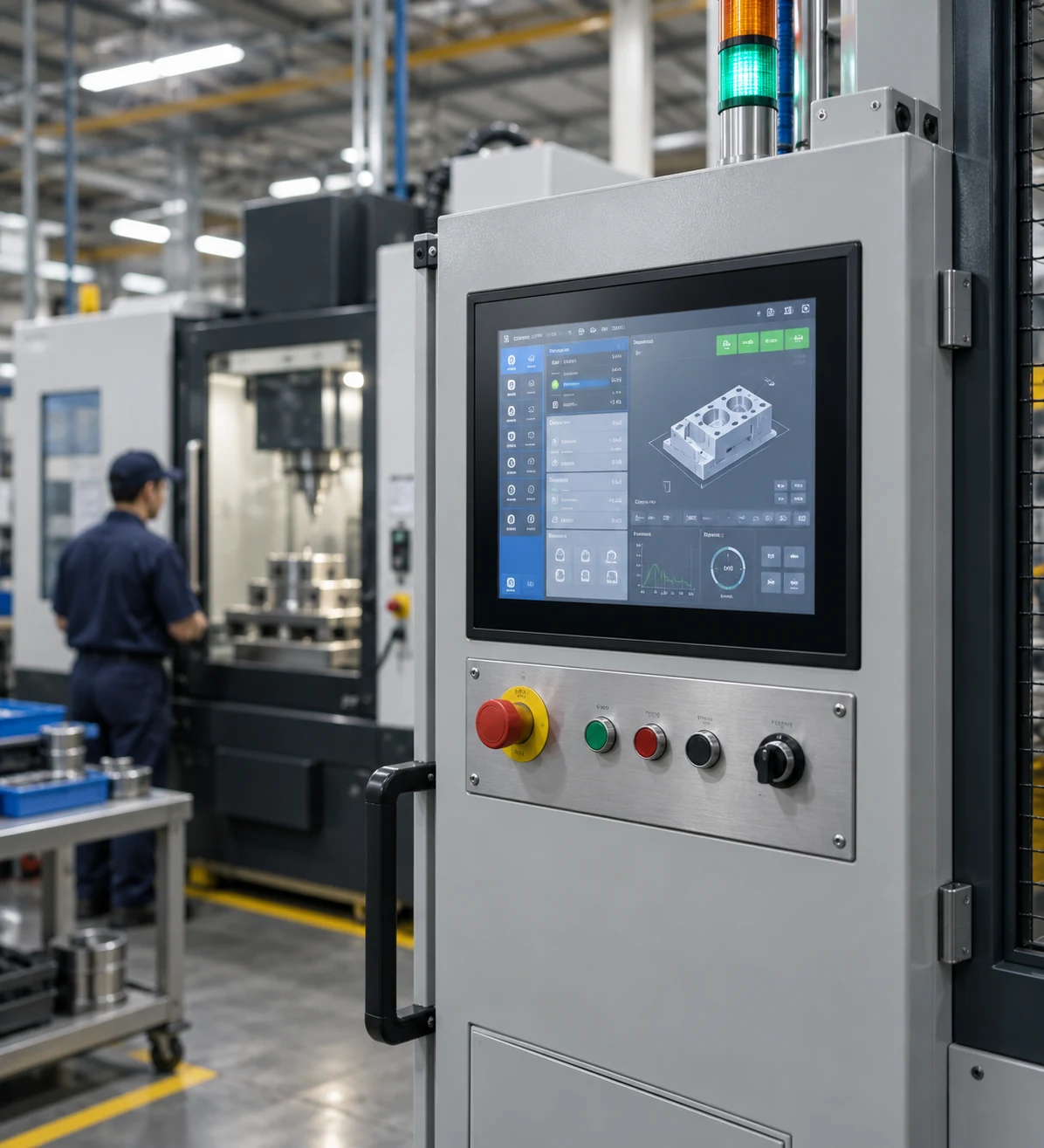 Industrial machine application case