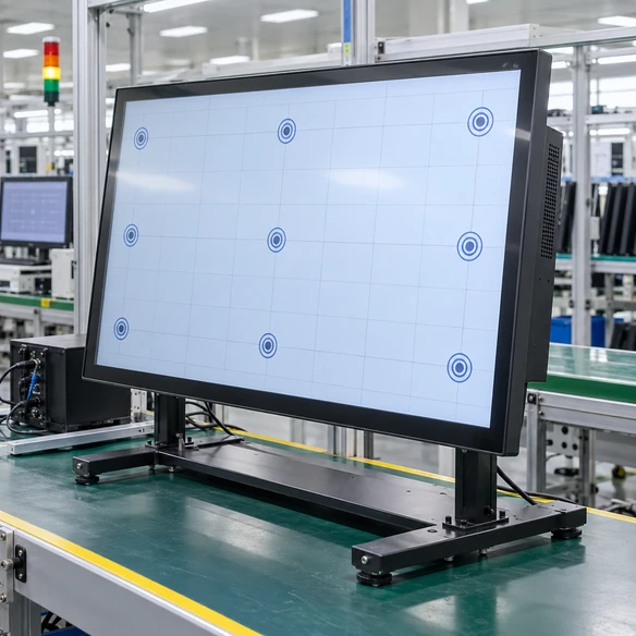 Interactive touchscreen monitor display touch controller and host system