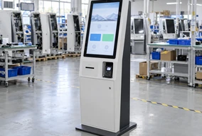 Kiosk touchscreen panels for self-service equipment
