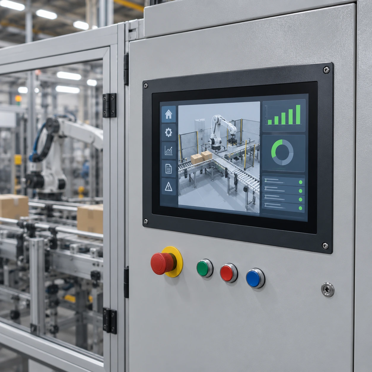 Open-frame touchscreen installation option