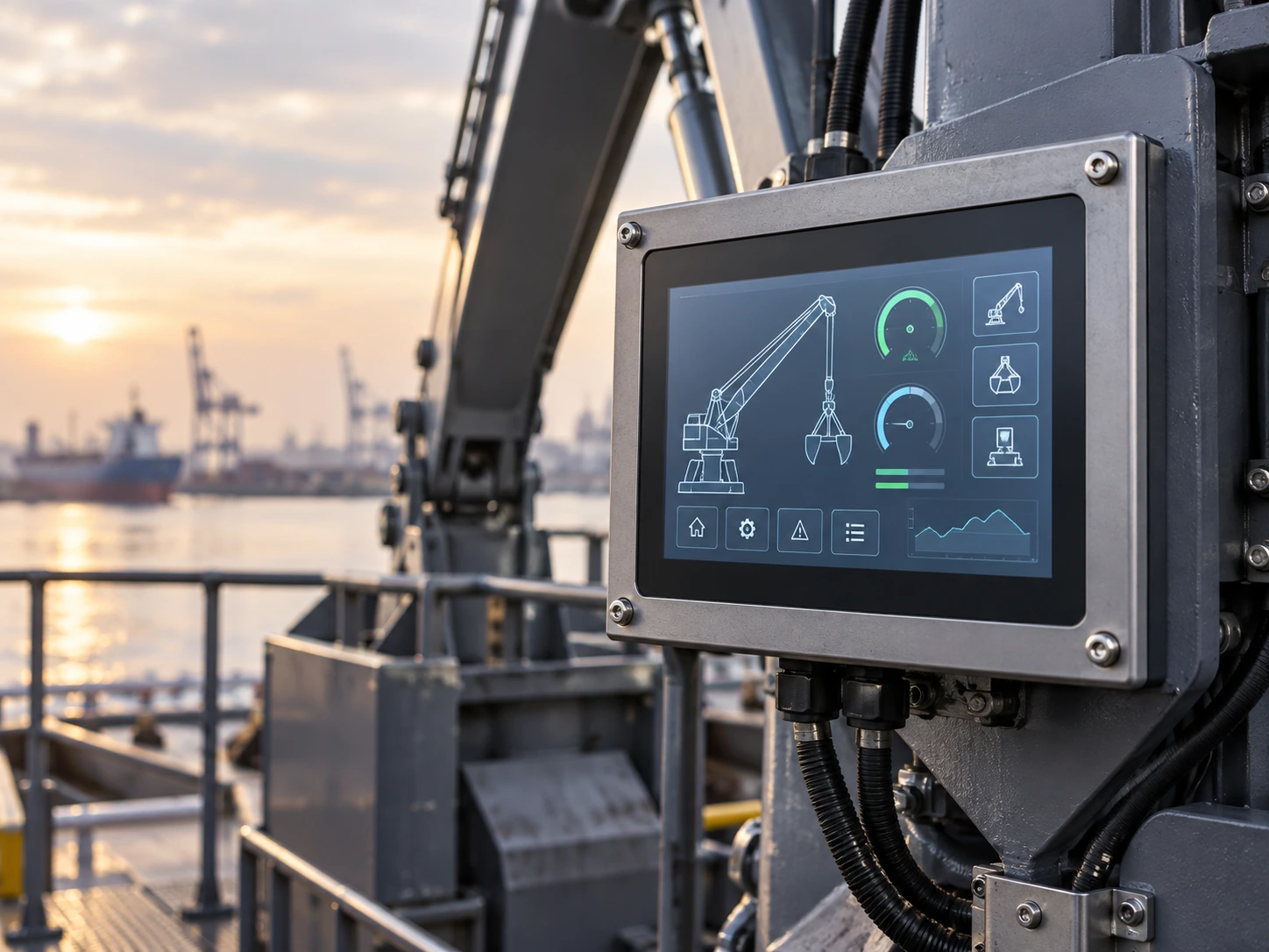 Panel-mount touchscreen installation option