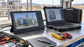 Portable touchscreen monitor
