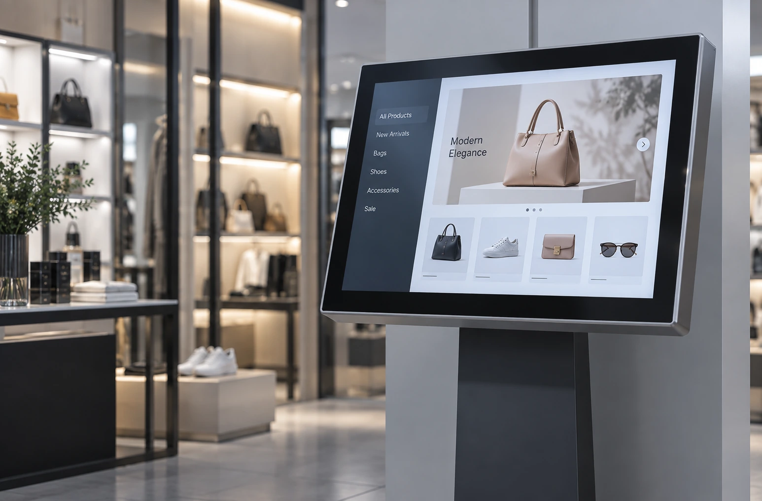 Curved Touch Screen