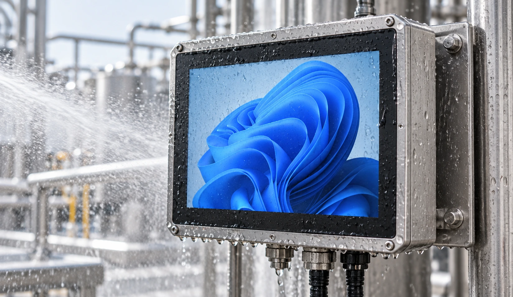 Rugged and Waterproof Touchscreen Displays