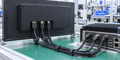 HDMI video and USB touch connection planning