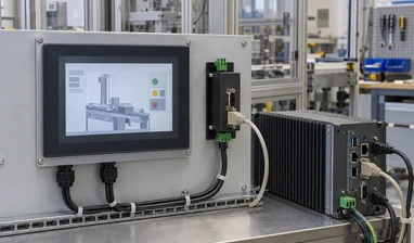 Serial touch controller for embedded equipment