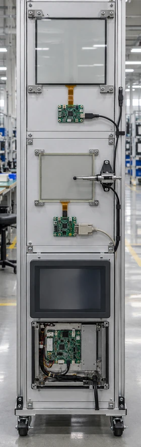 Touch screen controller selection matrix