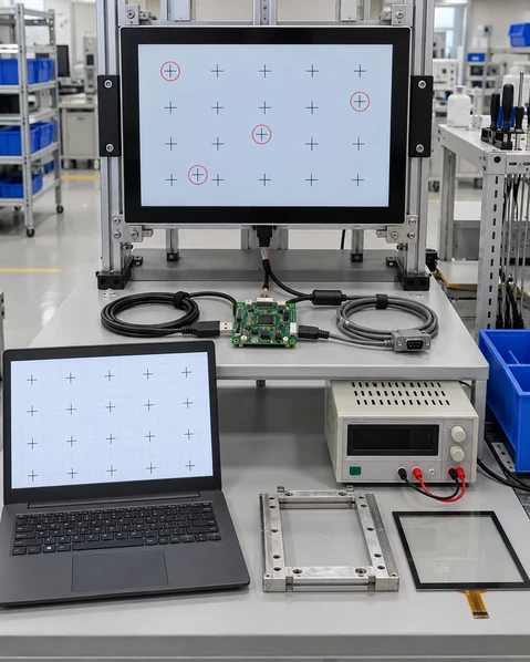 Touch screen controller integration problem diagnosis