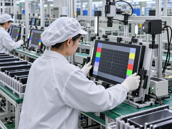 Lucky XFC touch display manufacturing assembly