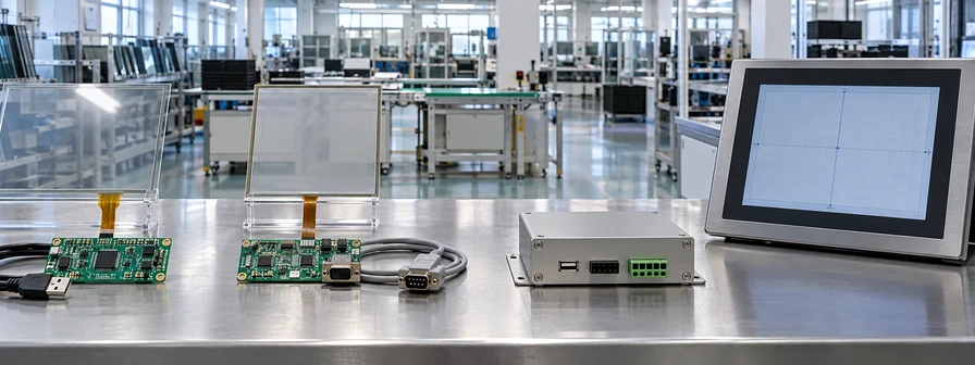 Touch sensor controller and host connection diagram