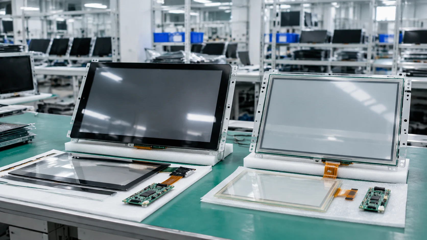 Lucky-XFC 43-inch metal-housing PCAP touchscreen monitor