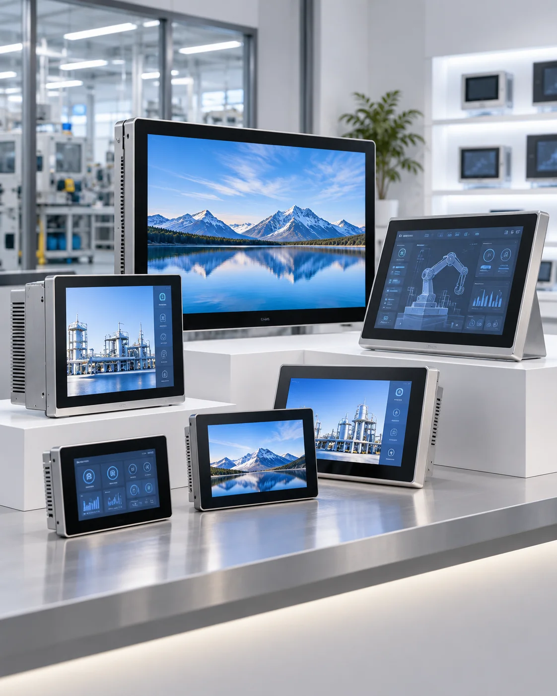 Small format touch display
