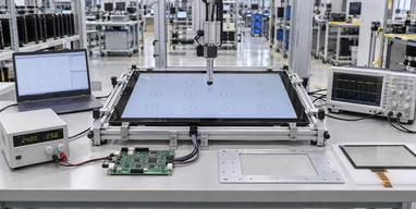 Touchscreen prototype used for software and workflow validation