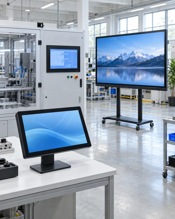 Smart touchscreen display size and installation guide