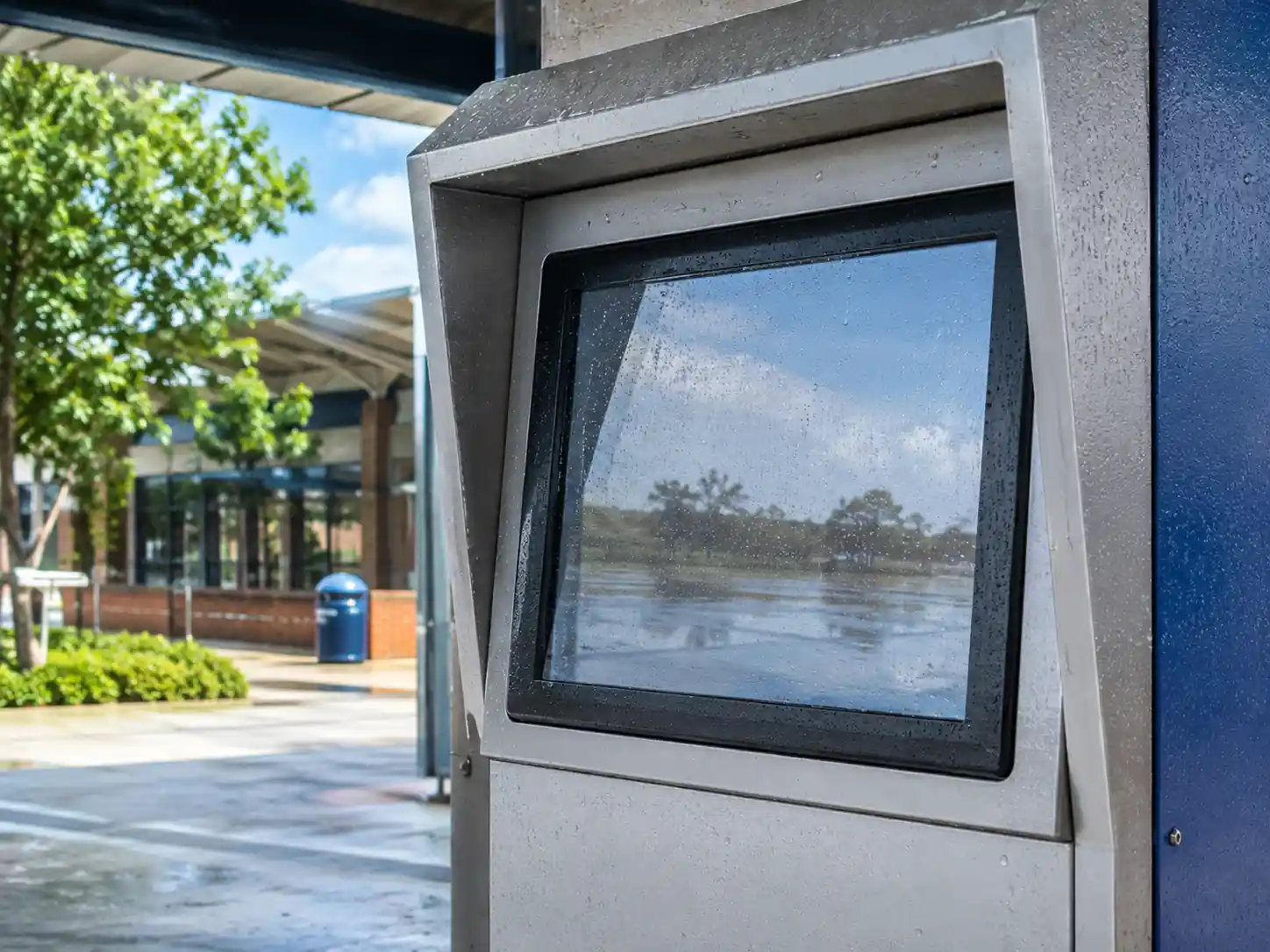 waterproof touch screen monitor for outdoor kiosk equipment