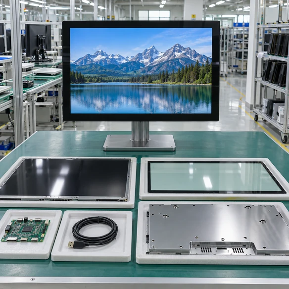 Comparison of touchscreen monitor, all-in-one computer and complete kiosk architectures