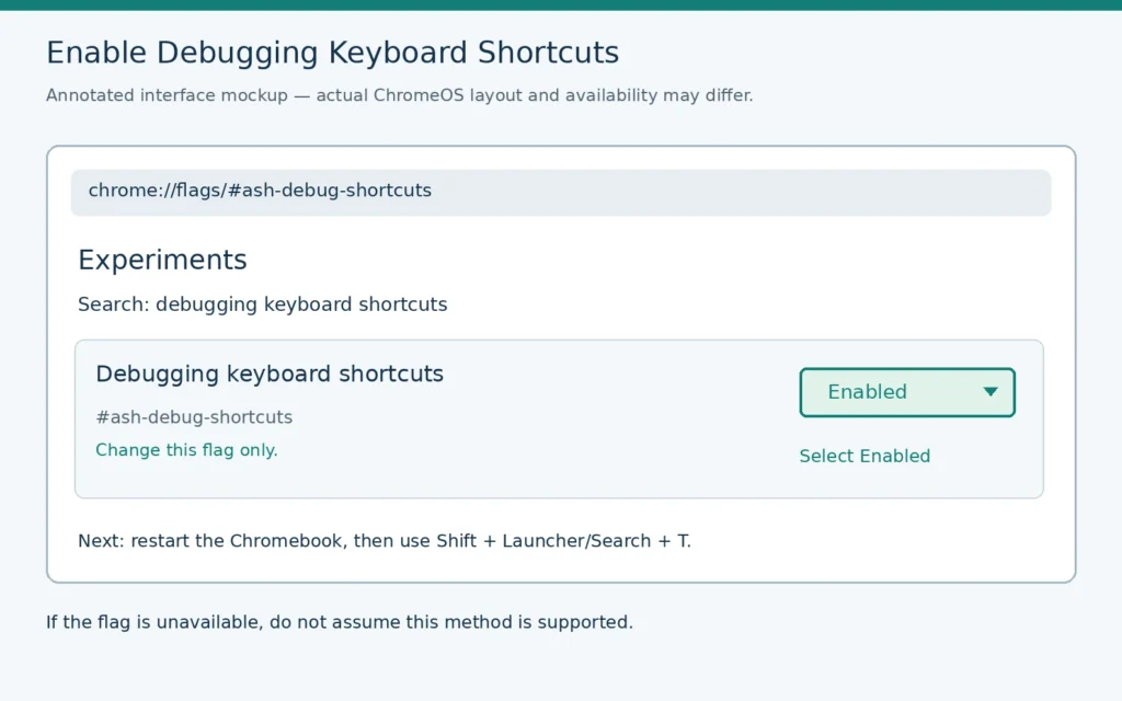 02 chromeos debugging keyboard shortcuts enabled