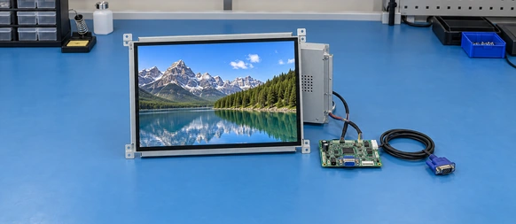 Open-Frame VGA Touchscreen Monitor