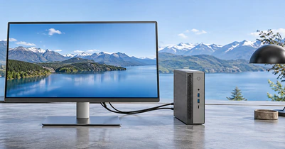 21.5-inch compact touchscreen display for Lenovo computer projects