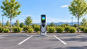 Outdoor touchscreen interface for EV charging equipment