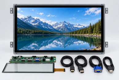Open-frame product and touch details