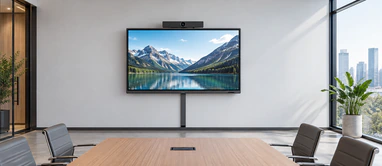 Wall-Mounted Meeting Display
