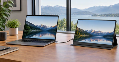 14-inch portable touchscreen monitor alternative for Lenovo laptop use