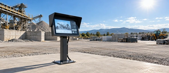 High-brightness touchscreen under outdoor ambient light