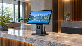 Portable touch display used for equipment commissioning
