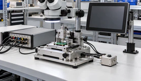 Inspection workstation using a capacitive touchscreen monitor