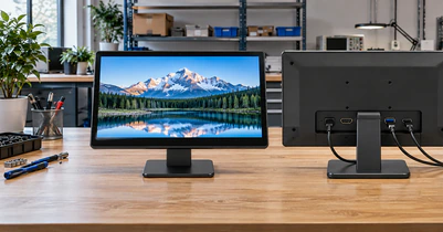 Custom video and touch interface planning for external touchscreen monitors