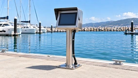 Outdoor touchscreen monitor project review for coastal equipment