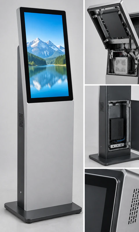 27 Inch Kiosk Touchscreen Monitor integration