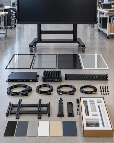 Custom 65 Inch Touchscreen Monitor OEM and ODM configuration