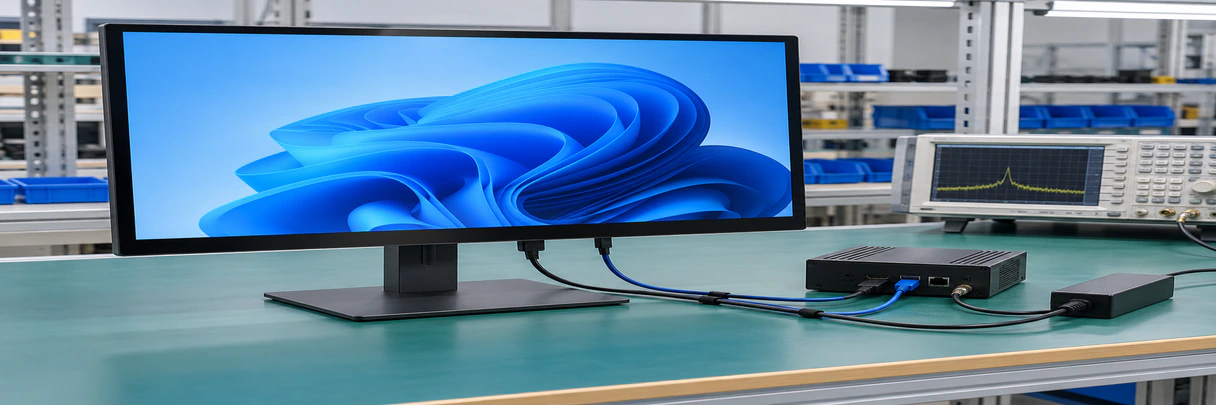 27 Inch Touchscreen Monitor connection paths