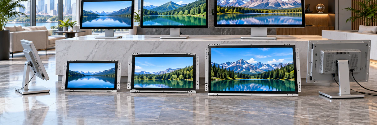 Lucky XFC capacitive touchscreen monitor documented model starting points