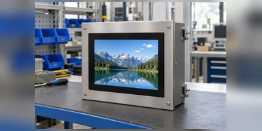 10 inch panel mount touchscreen monitor