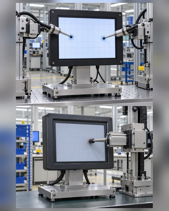 PCAP and resistive touch comparison for 10 inch touchscreen monitor