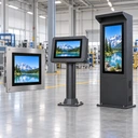 Outdoor touchscreen product path selection