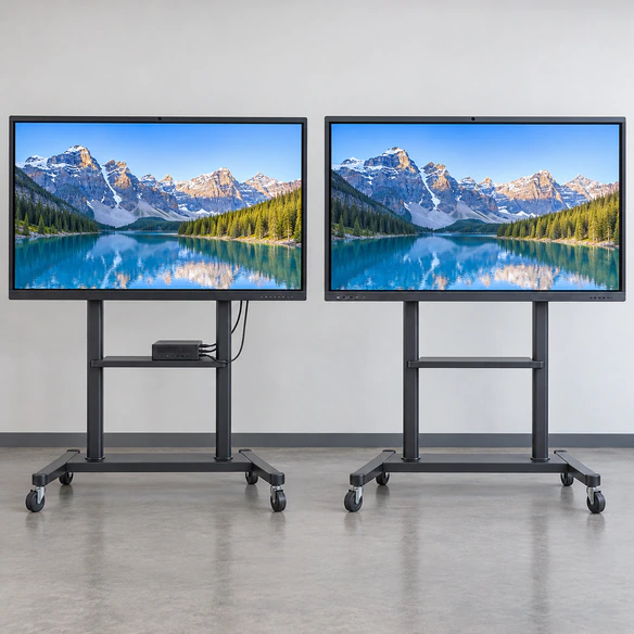 External PC Android and Windows 65 Inch Touchscreen Monitor options
