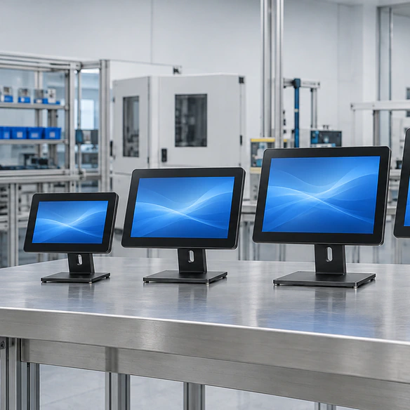 PCAP and resistive VGA touchscreen monitor selection comparison