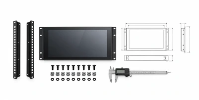 Rack front panel mechanical drawing review