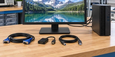 Multi-input planning with VGA HDMI DVI