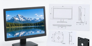 Drawing-based integration for VGA touch screens