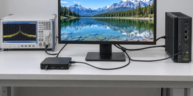 System-level validation for VGA monitor host connection