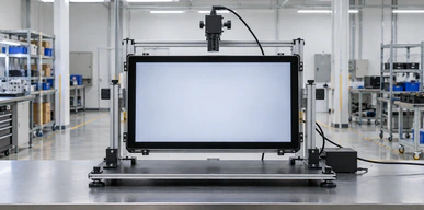 Display image and visible panel condition check