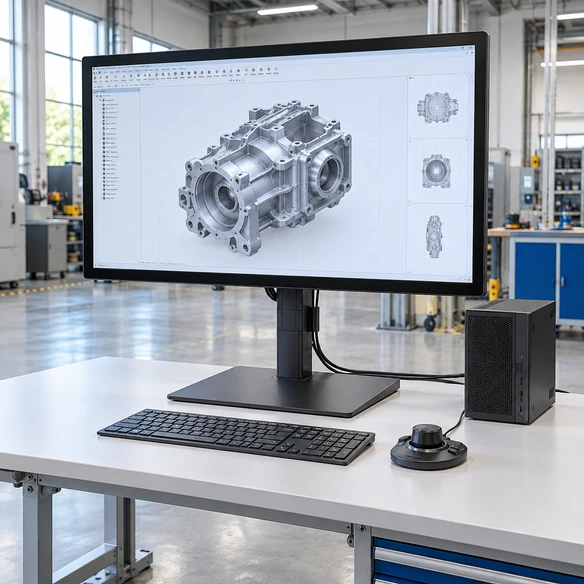 31.5 inch desktop touchscreen monitor for large workstations